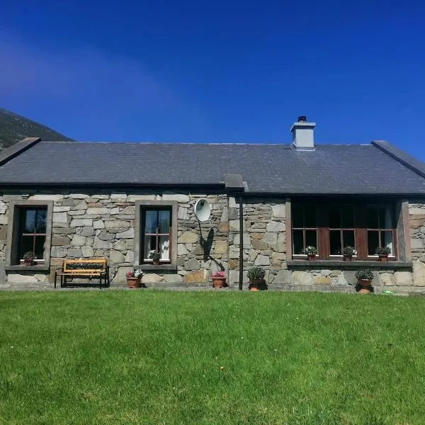 Cheerful 3 bedroom cottage with open fire，位于Bellanasally的酒店