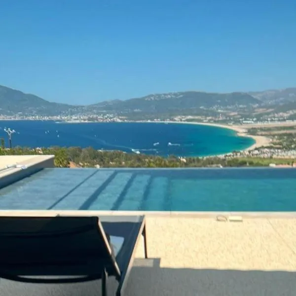 Villa de Luxe avec Piscine à débordement chauffée à Porticcio，位于波尔蒂乔的酒店