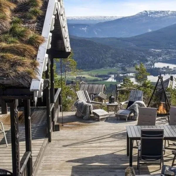 Vrådal - in the heart of Telemark - Amazing views, ski in ski out, hiking, fishing, golf, sauna，位于弗罗达尔的酒店