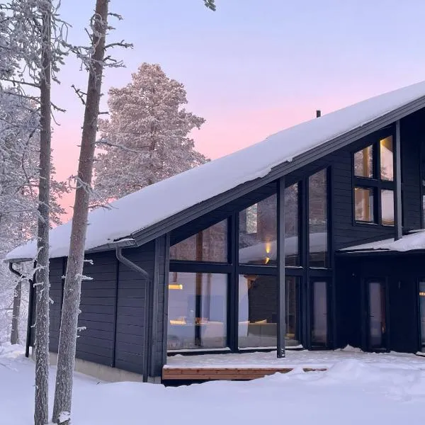 Villa Minna, Brand New Luxury Villa in Ylläs, Lapland，位于阿卡斯洛姆波罗的酒店