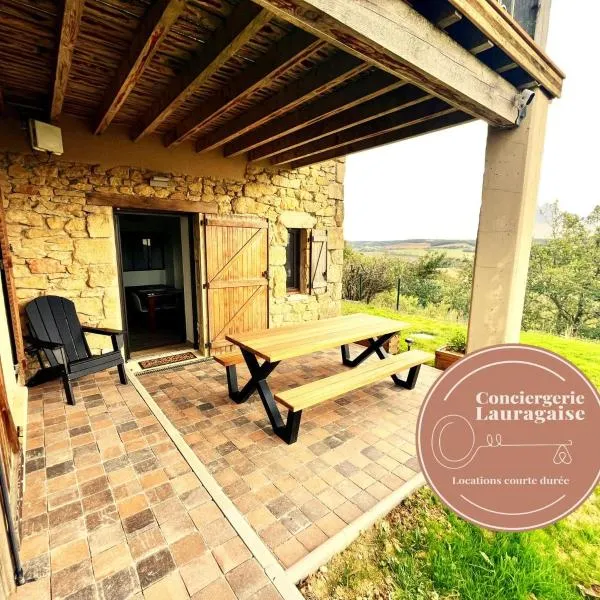 La bergerie - Paisible vue lac et montagne,位于Molleville的酒店
