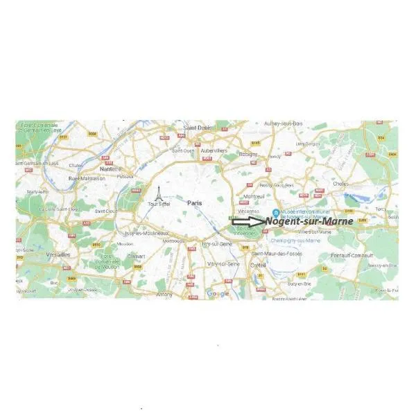 Paris Eiffel Tower et Disney apartments, parkings gratuits et sécurisés, 10 minutes métro to Paris，位于马恩河畔诺让的酒店