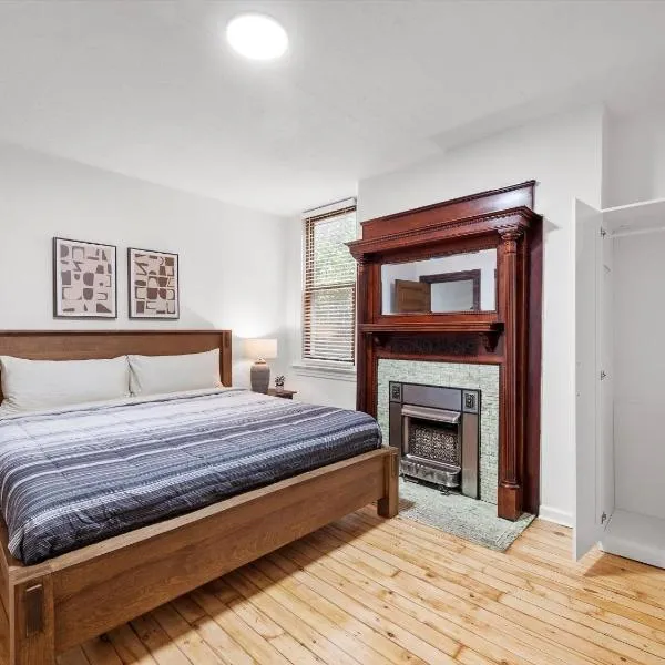 Oakland, Pittsburgh !B Stylish and Quiet Private Bedroom with Shared Bathroom，位于匹兹堡的酒店