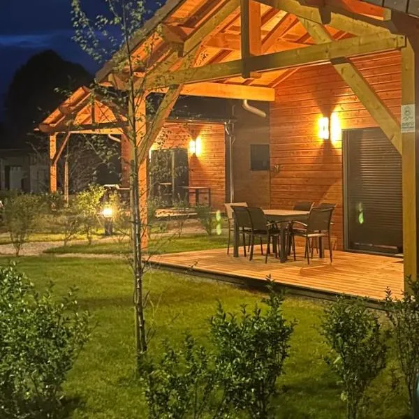 Les Chalets près de Chalain，位于Montigny-sur-lʼAin的酒店