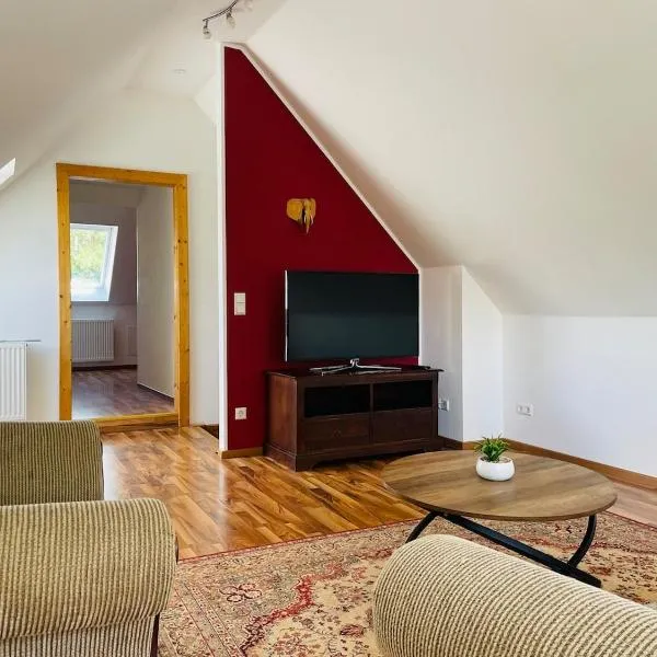 Helle und gemütliche Ferienwohnung im Lausitzer Seenland，位于Grünewald的酒店