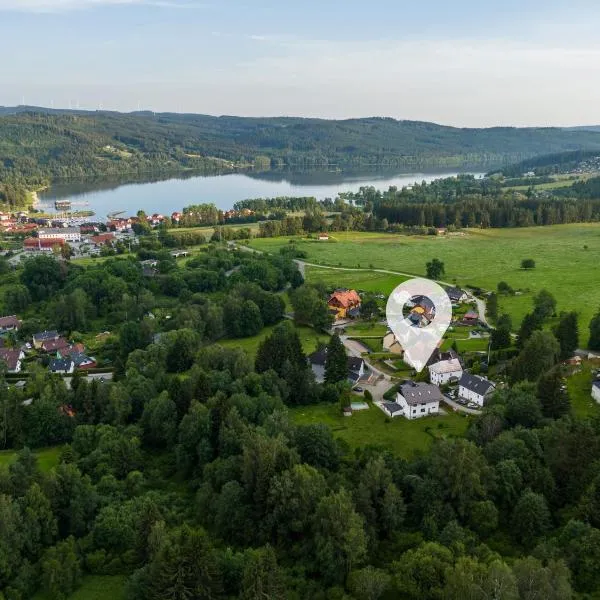 Lipno nad Vltavou - Slupečná - apartmán Jana u lesa u sjezdovky，位于捷克克鲁姆洛夫的酒店