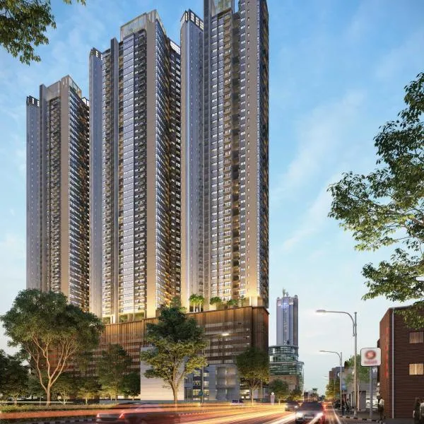 41st Floor TRIZEN Smart Luxury Apartment with sea view and portcity view，位于科伦坡的酒店
