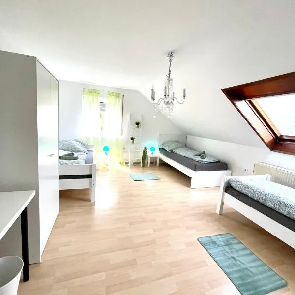 Gemütliche Wohnung für 5 Personen, Playmobil, Palm Beach，位于纽伦堡附近施泰因的酒店