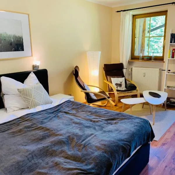 Wohlfühlapartment im Grünen Nationalpark mit Sauna，位于林德伯格的酒店