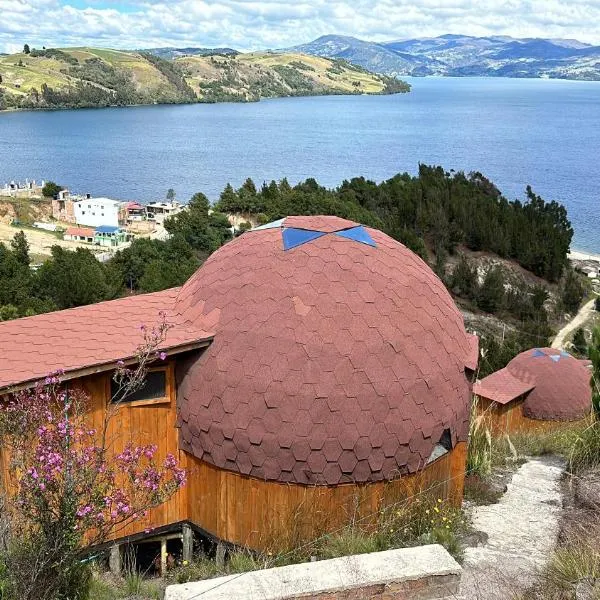 Lago de Tota Playa Blanca-Glamping Kairos，位于托塔的酒店