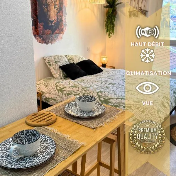Jungle - Vue - Clim - Wifi，位于卢尔德的酒店