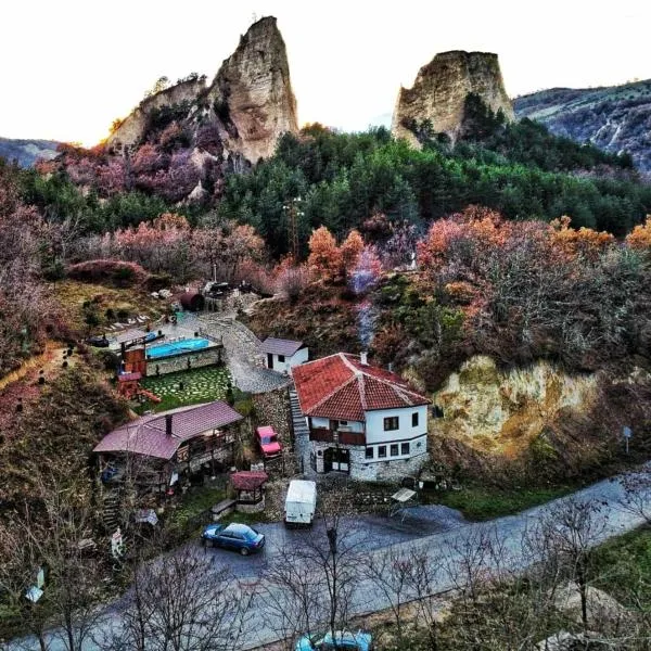 Melnik Pyramids Guesthouse，位于梅尔尼克的酒店