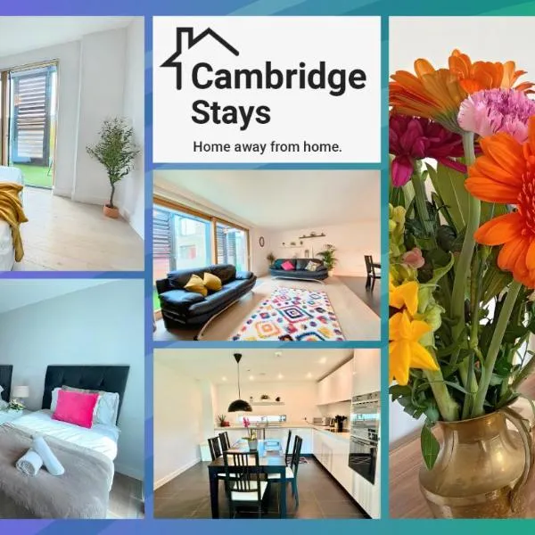 Cambridge Stays - DeLuxe Apartment at Addenbrooke hospital and Bio Campus - Free Private parking，位于坎姆伯恩的酒店