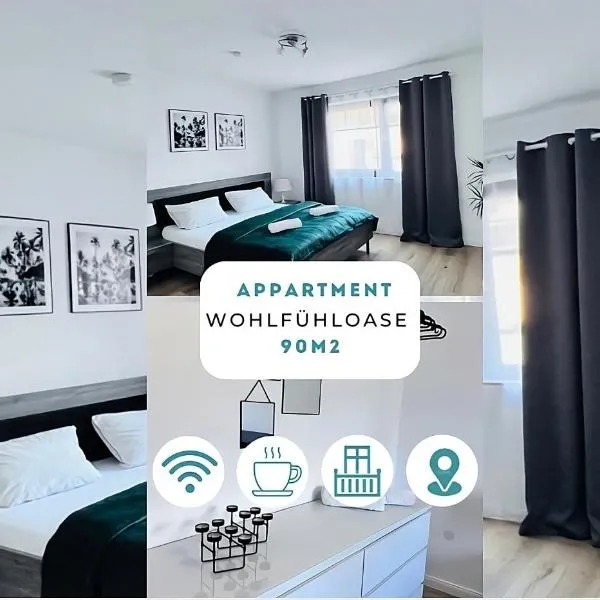 Moderne, helle Wohnung mit Terasse 15min bis OB Centro, Klimaanlage，位于丁斯拉肯的酒店