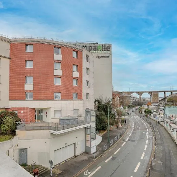 Appart'hotel Vacancéole Paris Quai de Marne，位于马恩河畔诺让的酒店