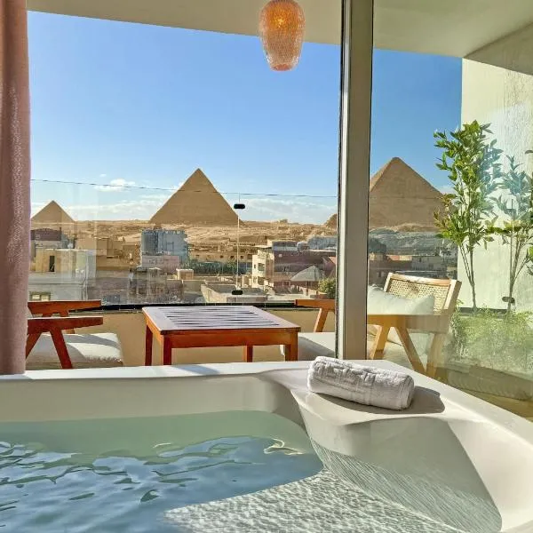 Galaxy Pyramids View INN，位于开罗的酒店