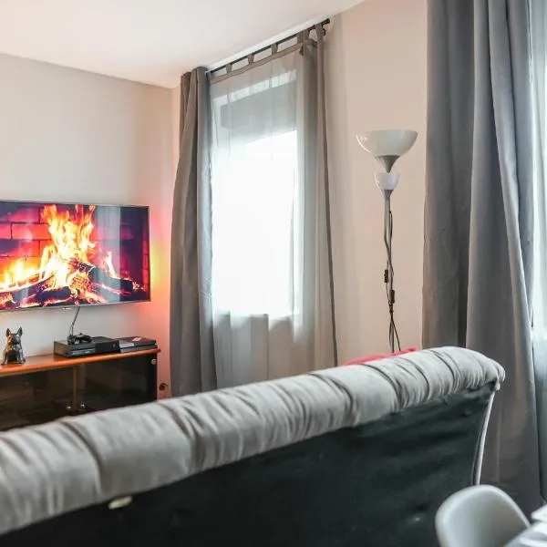 Gemütliche 80 qm Wohnung 5 min von Friedberg，位于Bruchenbrücken的酒店