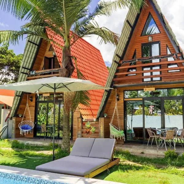 Cabañas Alpinas en Oxapampa，位于奥克萨潘帕的酒店
