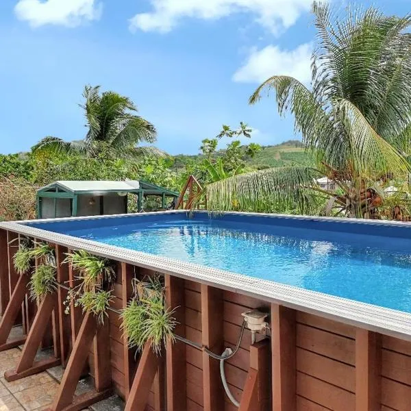 Appartement confortable à Le François avec piscine partagée，位于勒弗朗索瓦的酒店