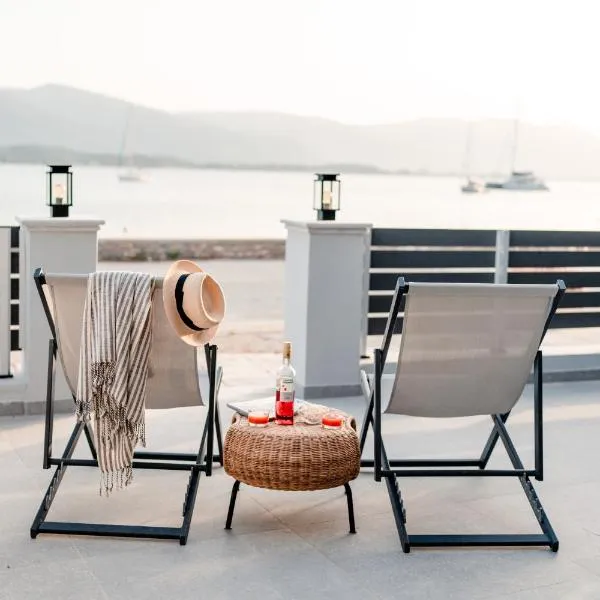 Beachfront apartment at Neorio Beach，位于波罗斯的酒店