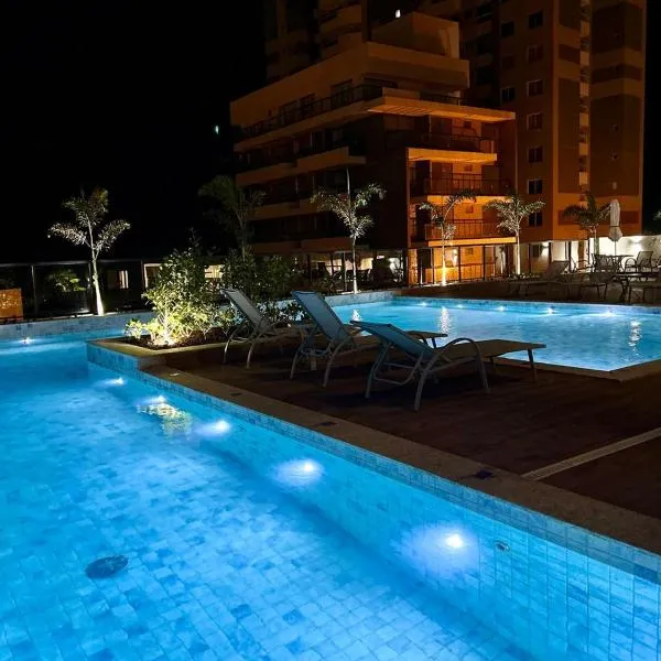 Praia dos Milionários - Ilhéus - Apartamento Duna 403 com 2 quartos - Completo - Vista mar - Conforto，位于伊列乌斯的酒店