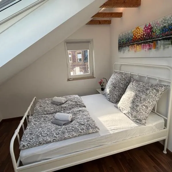 Siegburg Zentrum, moderne Wohnung plus Maisonette, Parkplatz inklusive,位于锡格堡的酒店