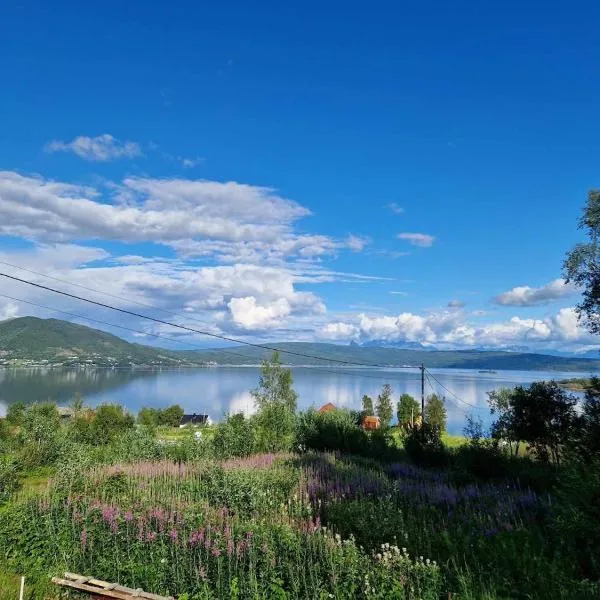 Cabin with lovely view，位于Lakså的酒店