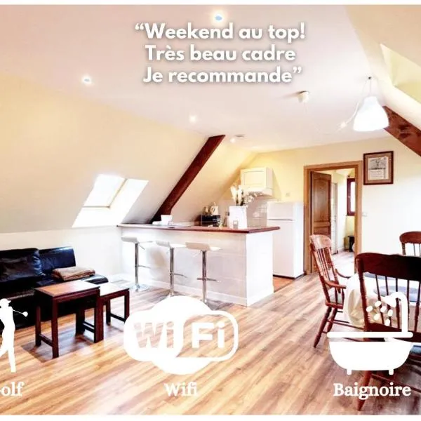 La longère T3 - Au Golf de Bellême - Parking - Wifi - 4 Pers，位于贝莱姆的酒店