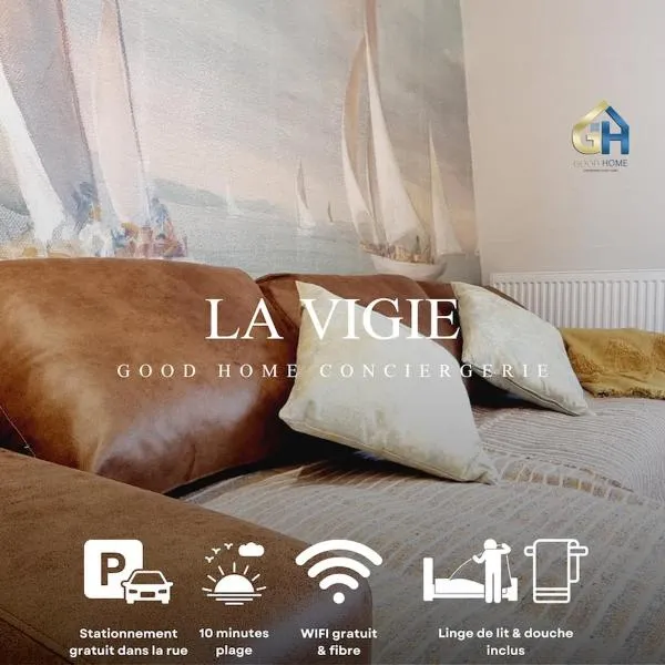 *Villa Marine*La Vigie - Duplex，位于Coudekerque-Branche的酒店