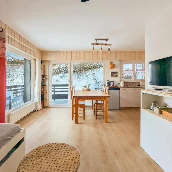 Cosy Centered with Garden and View in Veysonnaz，位于韦松纳的酒店