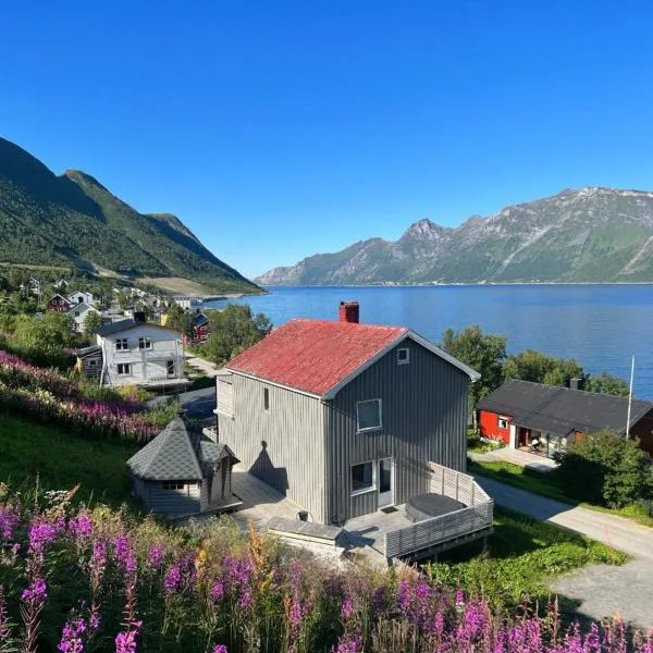 Vacation Home in Fjordgård with views of Segla and the Fjord，位于Senja的酒店