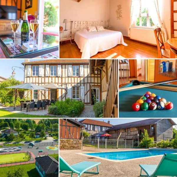 Gite les oiseaux_A Louvemont avec piscine chauffée，位于Louvemont的酒店