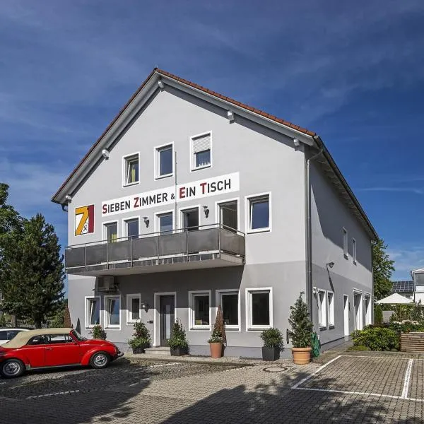 Sieben Zimmer & Ein Tisch，位于博宾根的酒店