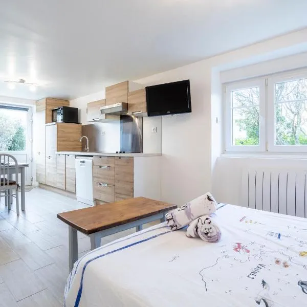 T2 avec jardin 1,2km de la plage，位于贝诺代的酒店