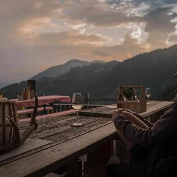 BuchackerAlm -1,5h panoramic walk，位于Angerberg的酒店