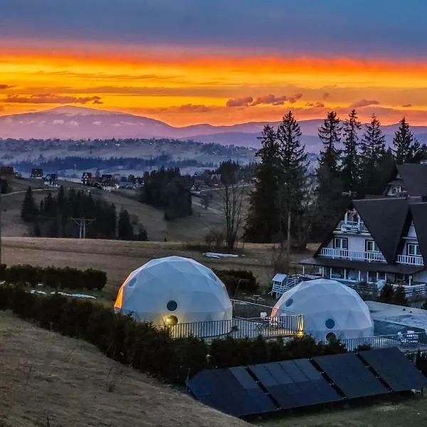 Glamping Gliczarów Klapnioki，位于Leśnica的酒店