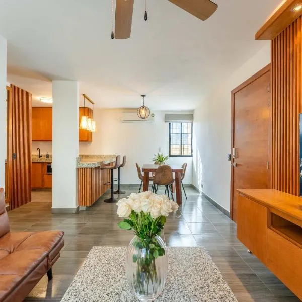 Ocean Breeze Condo 1 block F beach，位于卡波圣卢卡斯的酒店