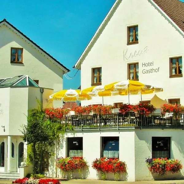 Hotel Gasthof Kreuz，位于Uttenweiler的酒店