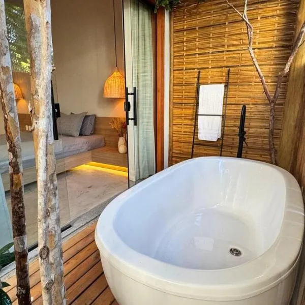 Hayô Bangalô LUA - Corumbau, BA，位于哥隆巴奥的酒店