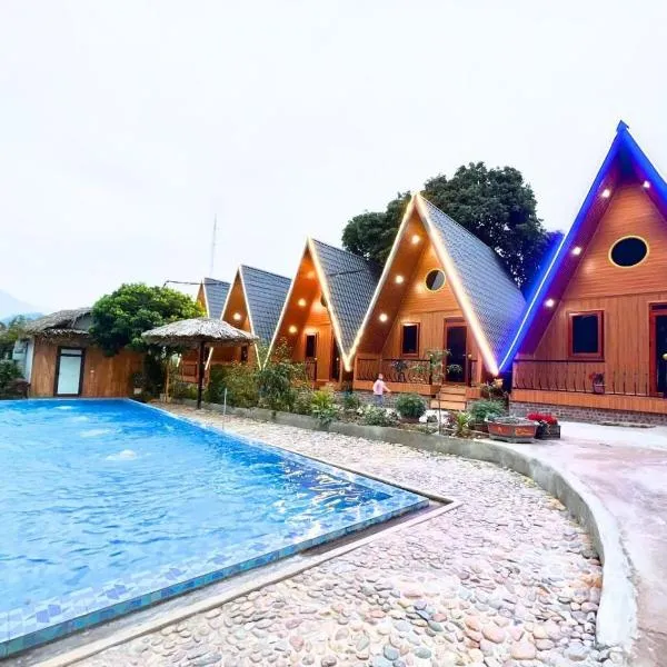 Lực Vĩ Homestay & Hot Spring Yên Bái，位于Nghĩa Lộ的酒店