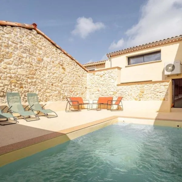 Maison de charme avec Piscine-Clim-Plage à 10min,位于弗勒里的酒店