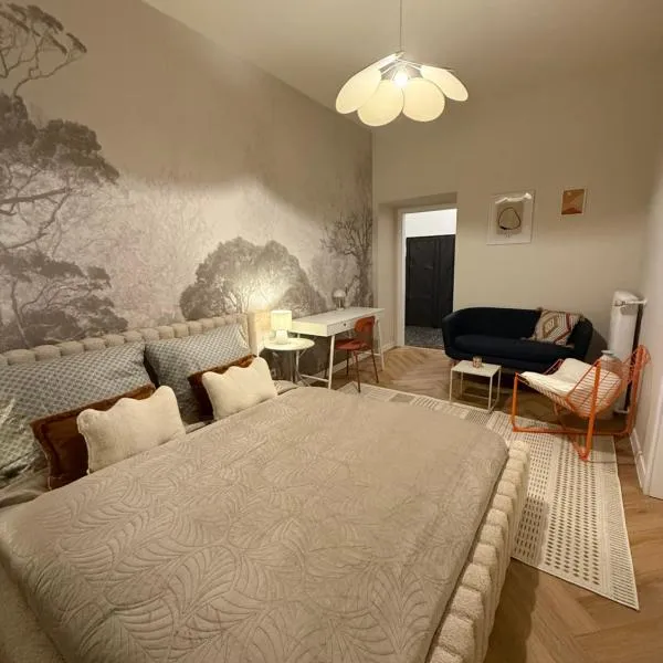 APARTMAN OLLIES se snídaní zdarma，位于俄斯特拉发的酒店