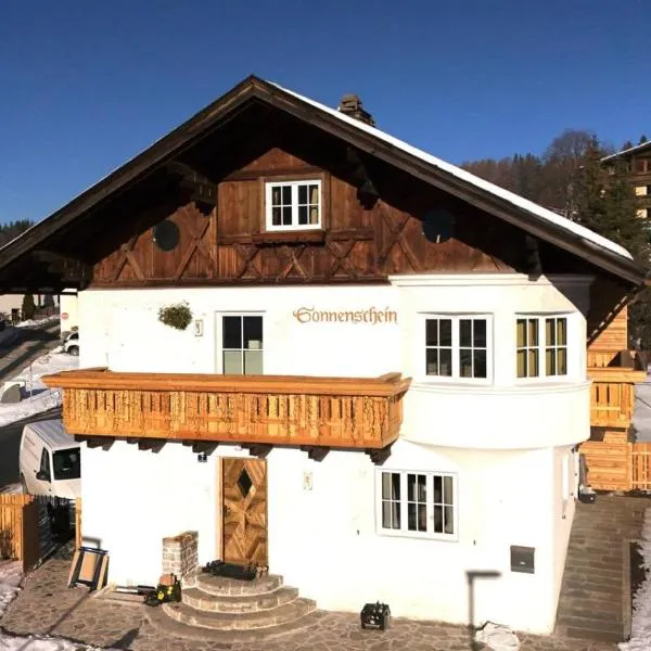 ZugspitzApps,Villa SONNENSCHEIN，位于埃尔瓦尔德的酒店