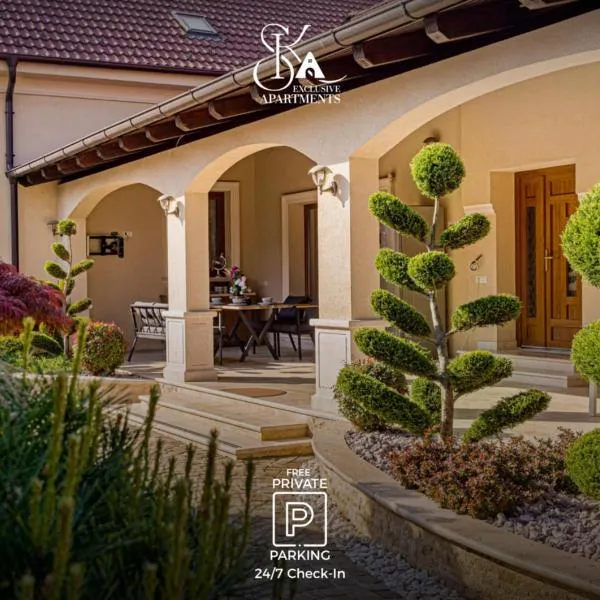 Sika President Garden & Spa Central Apartment Arad，位于阿拉德的酒店