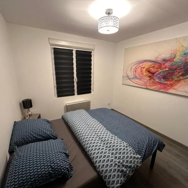 Appartement rez de chaussée 4 personnes 2 chambres avec parking，位于Coudekerque-Branche的酒店