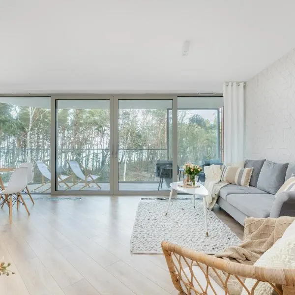 Pinea 110 - basen, sauna, jacuzzi w cenie pobytu - bezpośredni widok na morze - Easy - Rent Apartments，位于波别罗沃的酒店