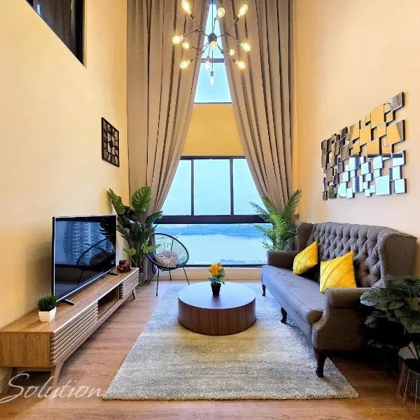 Loft Suite Seaview 2BR JB CIQ 7Pax，位于新山的酒店