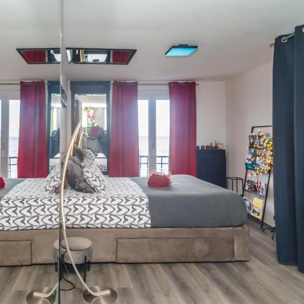 Bellerive Love Suite Magnifique vue lac，位于Publier的酒店