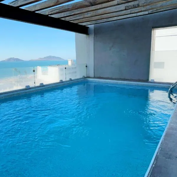 Paraíso Costero con Vista al Mar，位于马萨特兰的酒店