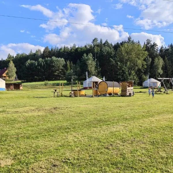 Glamping Niebiańska Osada Jurty Dolnośląskie & SPA，位于波兰尼卡-兹德鲁伊的酒店